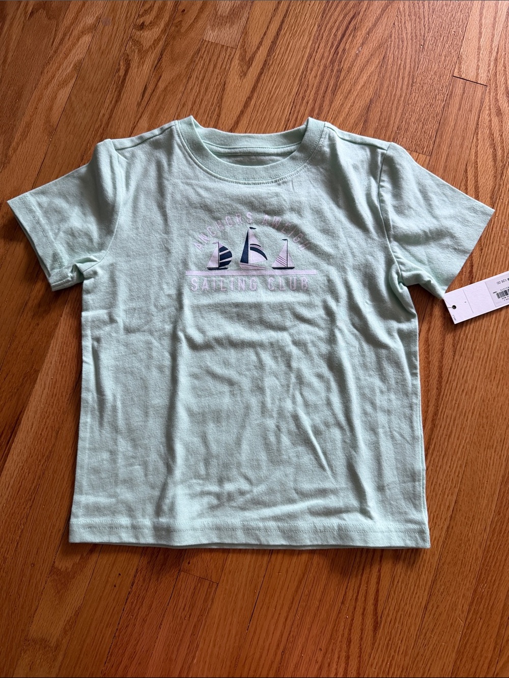 Janie and Jack Mint Green Sailing Club Short Sleeve Tee